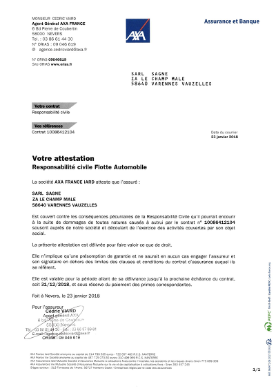 Assurance flotte - Couverture RC flotte auto.