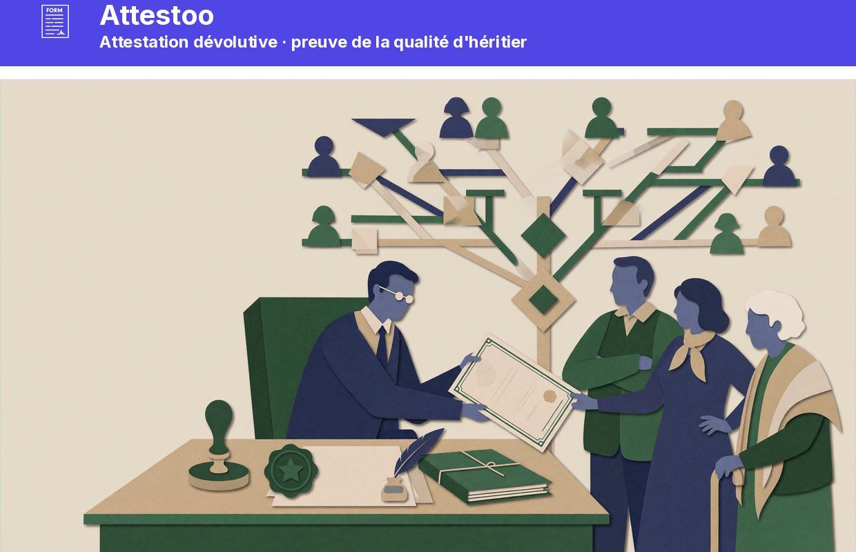 Attestation dévolutive : le notaire remet la preuve de la qualité d’héritier à la famille