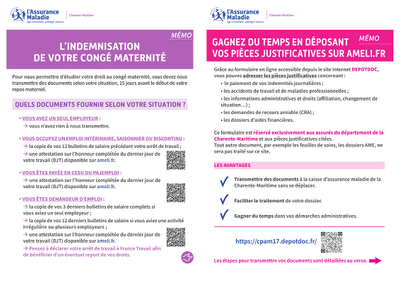 Congé maternité IJ - Guide pour attestation DJT en congé maternité