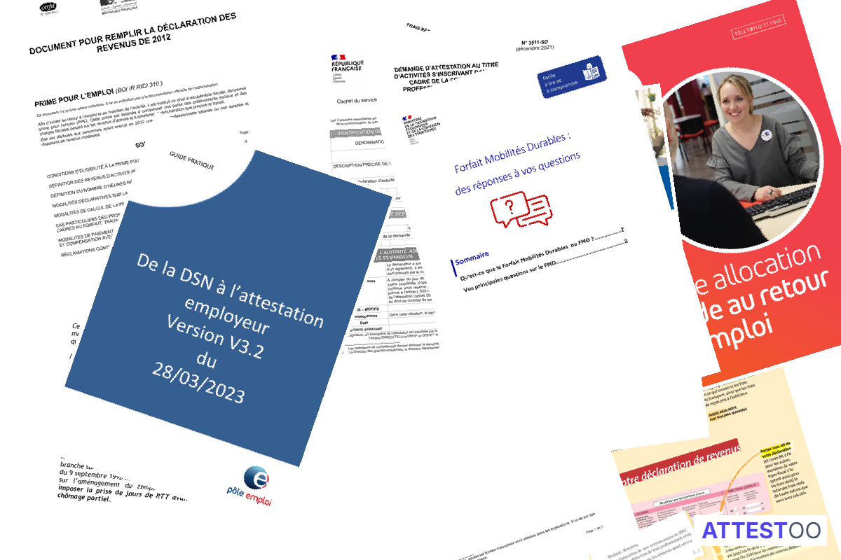 Modèle d'attestation du nombre de jours travaillés pour les impôts