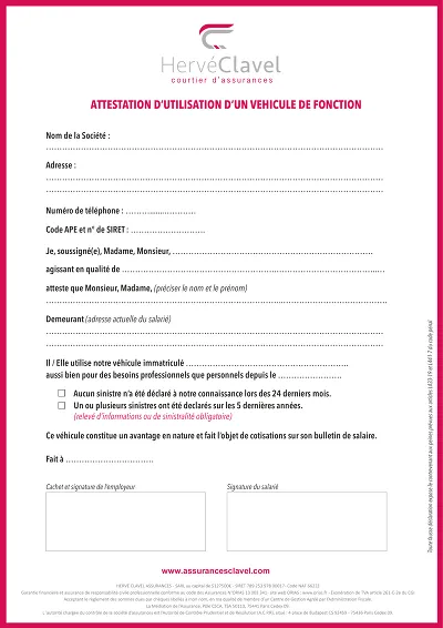 Vehicule de fonction - Usage pro et perso d’un véhicule de fonction.