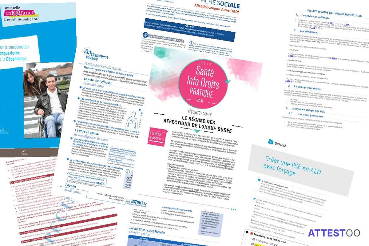 Information sur l'attestation d'Affection Longue Durée (ALD)