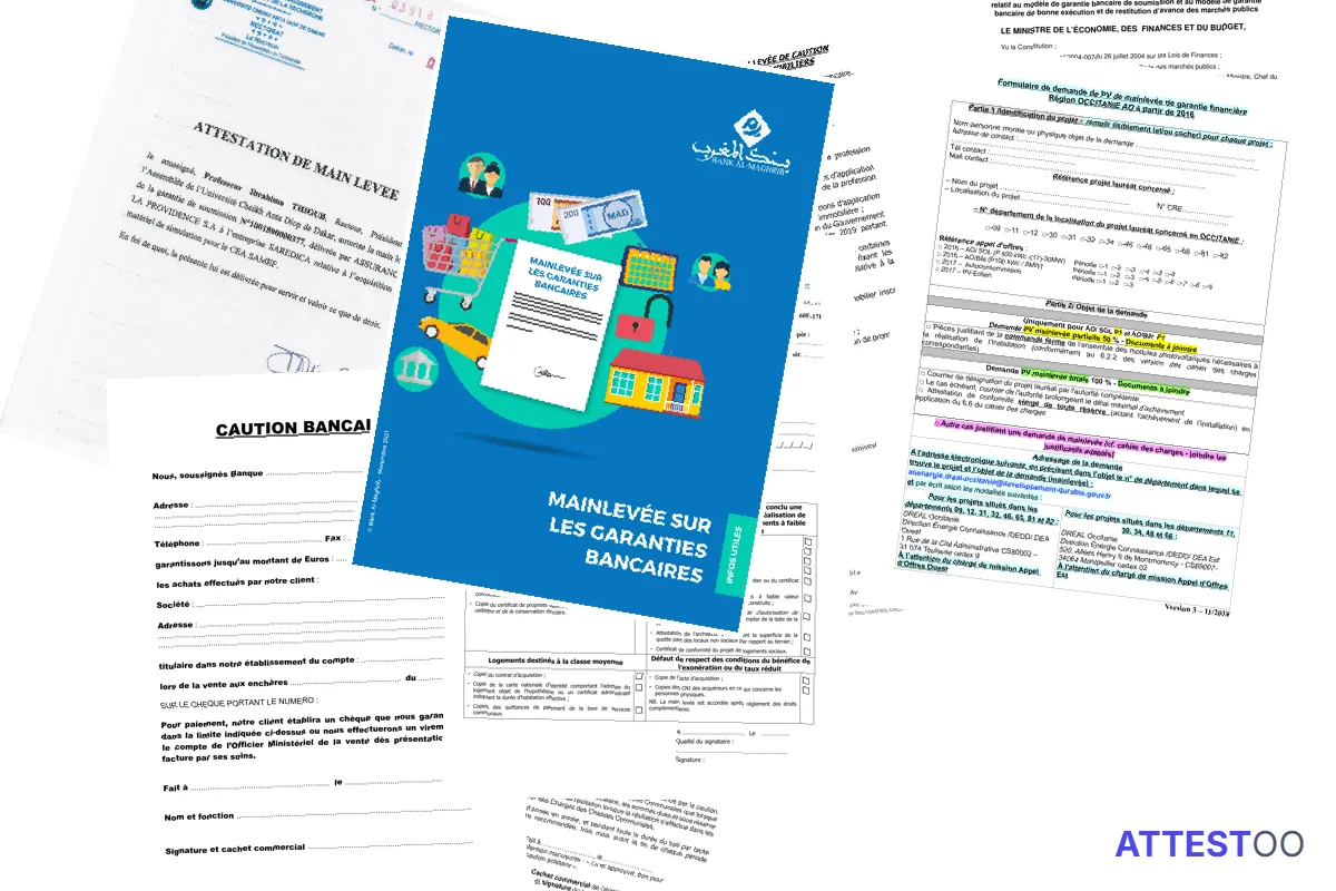 Information sur l'attestation de mainlevée de caution bancaire